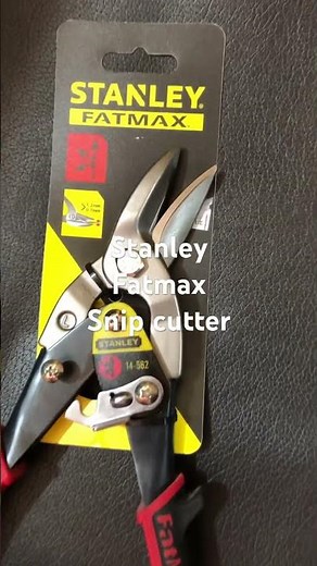 Stanley Fatmax Aviation snip cutter review #snipcutter #productreview