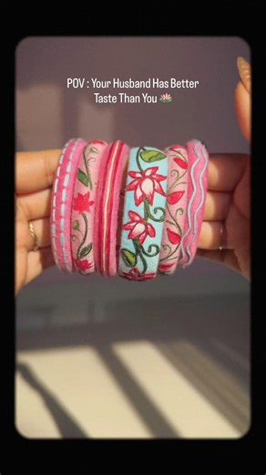Best Bangles For Indian wear 🪷 #bangles #chudiyan #fabricbangles #viralbangles #colourfulbangles