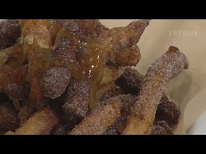 Ποπ Μαγειρική | Churros με μέλι Ελάτης Μαινάλου βανίλια | Ανδρέας Λαγός | ΕΡΤ