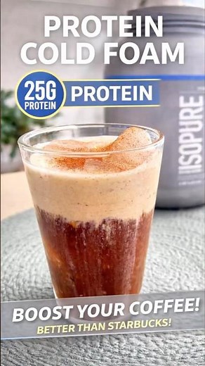 Protein Cold Brew ☕🔥 Better Than Starbucks? High Protein Coffee at Home #shorts