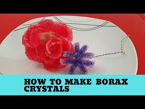 How to make Borax crystals - STEM activity/Science experiment for kids with an explanation.