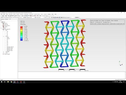 PrePoMax (CalculiX FEA) - Tutorial 39 - Auxetics