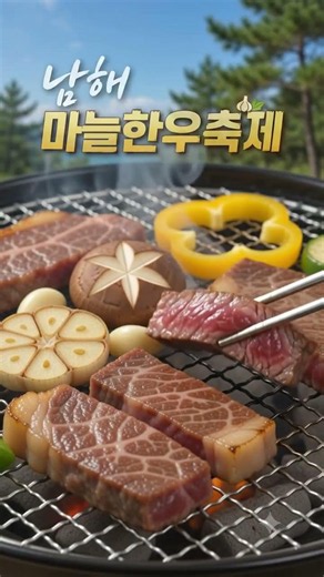 남해가볼만한곳 마늘한우축제 상주은모래비치 바다여행