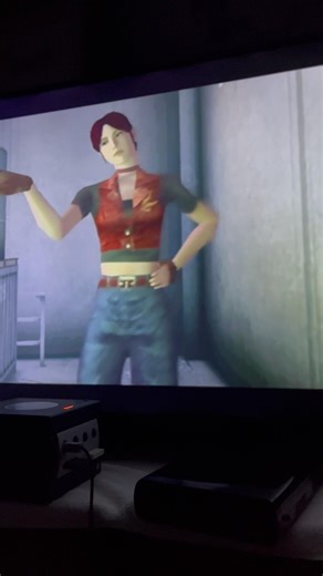 Resident Evil Code Veronica X Claire mocking steve