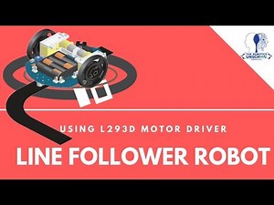 Line Follower Robot Using L293D Motor Driver
