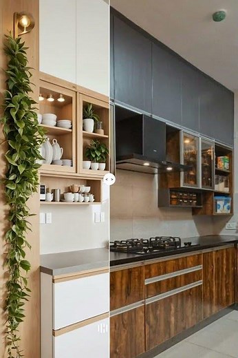 From Dark to Dreamy: Modern Kitchen Redesign with AI | Before & After Transformation #beforeafter