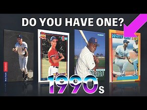 27 Baseball Cards Worth A LOT of Money - 1990s Most Valuable Baseball Cards