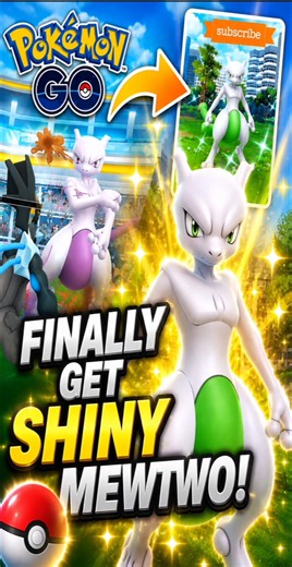 FINALLY GETA ✨SHINY MEWTWO! POKEMON... 😳#soparstart #pokemon #shortsfeed #shiny