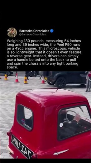 THE WORLD'S SMALLEST CAR