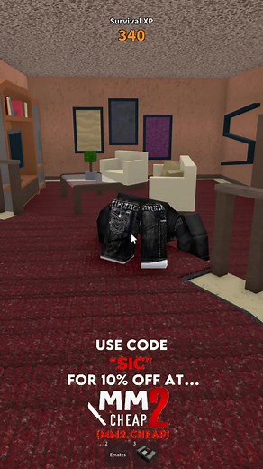 The cheeks were waiting for me 🥰🤤 | Use code 'Sic' for a DISCOUNT at MM2.CHEAP! | #mm2 #roblox #funny #funnymoments
