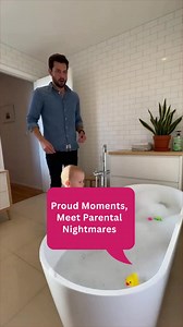The proudest (and most expensive) bath-time helper ever 😳🛁 | Diply Trending