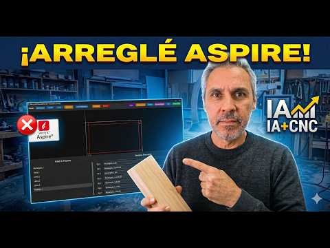 Creé el "Aspire Paramétrico" que Vectric no quiere que tengas.