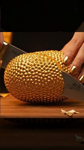 Cutting Golden Jackfruit – Deeply Satisfying ASMR