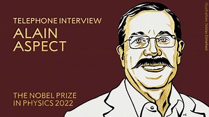 "I am accepting in my mental images something which is totally crazy" Take a listen to our conversation with 2022 #NobelPrize laureate in physics Alain Aspect where he speaks about the weirdness of quantum mechanics: | Nobel Prize