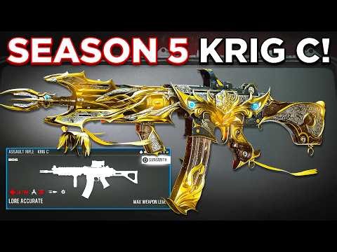 SEASON 5 "KRIG C" BUILD is META AFTER UPDATE BLACK OPS 6! 🔥 (BO6 Best Krig C Class Setup Loadout)