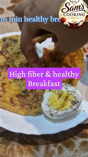 10 min high fiber healthy oats breakfast recipe, weight loss recipe #youtubeshorts #islamicstatus