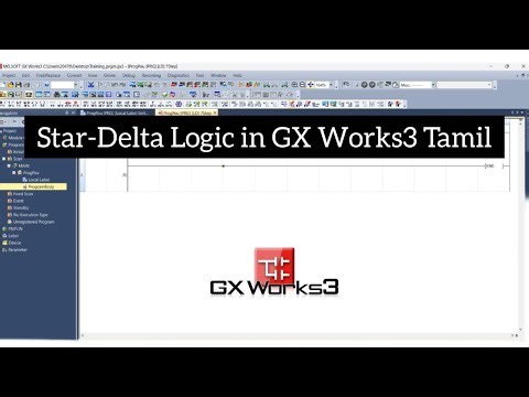 Star-Delta PLC Logic in GX Works3 in Tamil