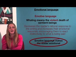 VCE English - Emotive Language (Language Analysis)