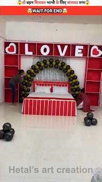 Two sisters together decorated the room for sister-in-law👑~toywoodworkingartskill Handcraft #youtube