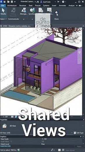 How to share a 3D view online from Revit