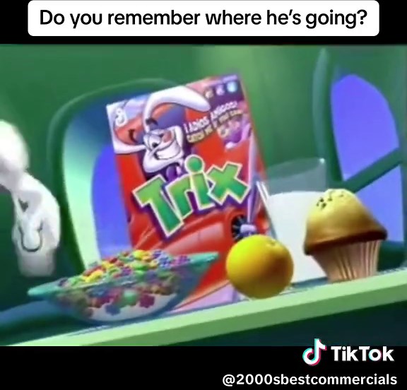 All they had to do was share with him #nostalgia #trixrabbit #trix #cereal #2000snostalgia #2000s #millennial #childhoodmemories