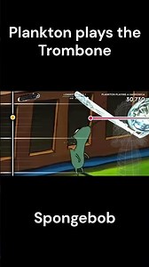 Plankton plays the harmonica