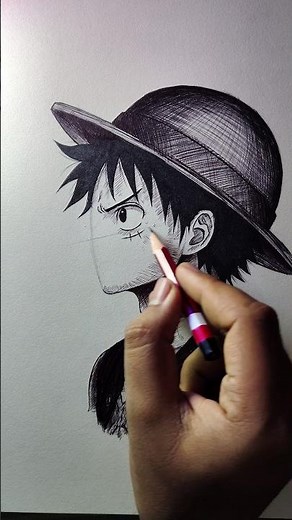 I Tried To Draw Luffy From One Piece