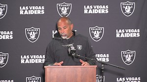 28K views · 481 reactions | “We didn’t execute the way we have been.” Coach Bisaccia addressed the media on Sunday's loss to the Giants and looking ahead to next week. | Las Vegas Raiders | Facebook