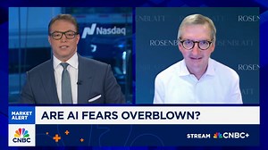 Meta is visibly seeing a return on investment from AI, says Rosenblatt Securities’ Barton Crockett