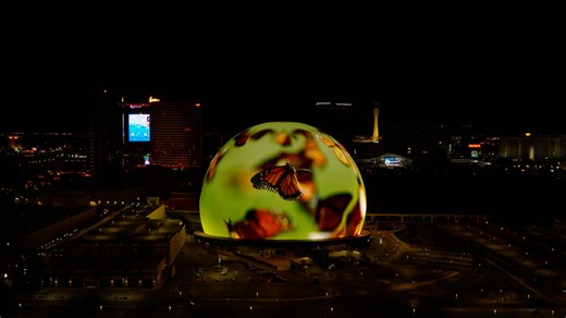 Sphere Las Vegas celebrates Earth Day with Exosphere mini-show