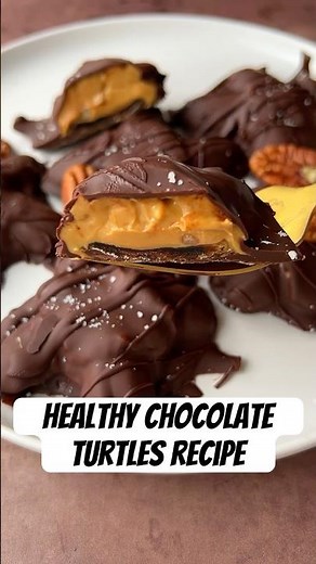 40+ Pounds Lost + I STILL Ate These 3-Ingredient Chocolate Turtles 🍫🐢 #Chocolate