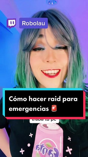 Como hacer raid en twitch 💜 #robolau #vidagamer #tipdestreamers #twitchtoks #tutorialtwitch #smallstreamersupport #twitchraid