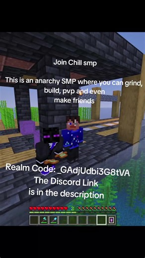 @Matthew.cav1 Feel free to join chill SMP #minecraft Realm code: _GAdjUdbi3G8tVA Discord Link: https://discord.gg/dWSh6typU #bedrock #realm #fun #zxybca