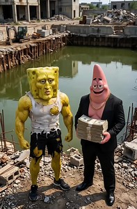 SpongeBob and Squidward were deceived by Patrick!#spongebob #squidward #patrick #fyp #tiktok