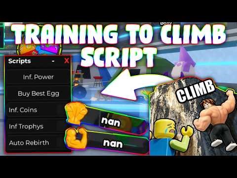 *NEW* Training To Climb Script (PASTEBIN 2026) (INF TRAIN POWER , INF COIN , INF WINS ,AUTO REBIRTH)