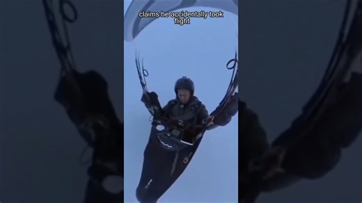 Paraglider caught in dangerous updraft: how to survive
