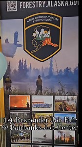 Hey Fairbanks, 🔊 Join the Division of Forestry & Fire Protection at our 1st responder career fair @ Fairbanks Job Center on 7th Ave today until 3pm. | Alaska DNR - Division of Forestry & Fire Protection - DFFP