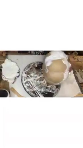 Glam pumpkin DIY using hot glue! #diy #falldecor #glam #sparkle | Royale Funky Junque