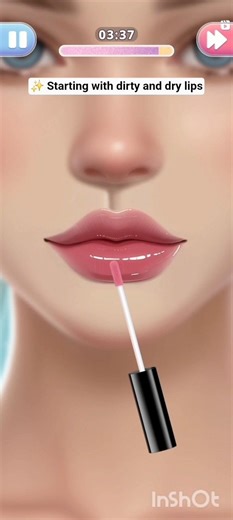 Beautiful Lip Makeover & Deep Cleaning 💄✨ | So Satisfying & Relaxing 😍 | #shortsfeed #ytshorts