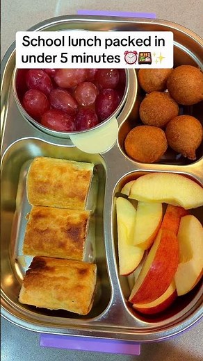 School Lunch Ideas for Kids 🍱 | Easy Lunch Box Prep for School #shorts
