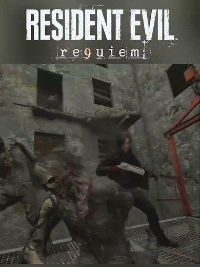 Resident Evil Requiem Grimstone Elevator Battle Infected Zombies Enemies #gaming#residentevilrequiem