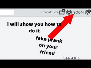 how to make a fake robux so to prank your friend