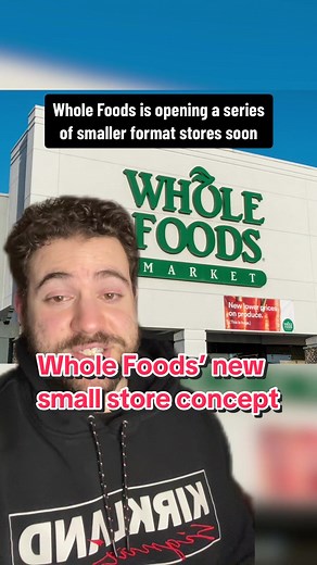 Whole Foods announced plans to open a series of smaller format stores called Daily Shops. Less than half the size of traditional Whole Foods stores, the new concept takes note from bodegas and convenience stores in order to appeal more towards customers on the go. The first Daily Shop is set to open in New York City this year with more cities to follow shortly after. #foodtok#wholefoods#groceryshopping#foodnews#groceries#snacks#citylife#amazonfinds#fyp