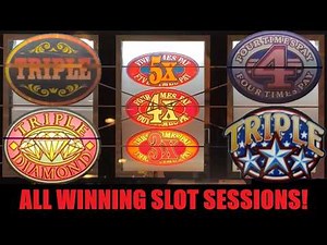 Jackpots! BIG WINS! $25 Wheel of Fortune! Multipliers! Bonuses & more! Just the hits!
