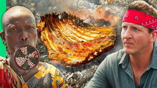 How Africa's Lip Plate Tribe Eats