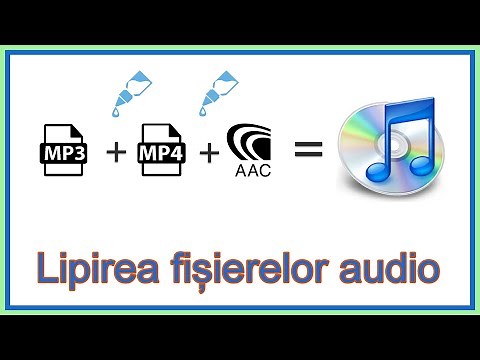 Lipire fișiere audio MP3, AAC, M4A, FLAC, pe telefon