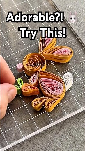 How to make a Cute Quilling Bunny -Easy Paper Quilling Tutorial!