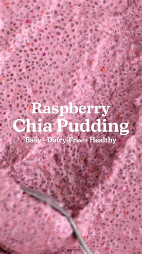 Raspberry Chia Pudding 💗 ‌ This raspberry chia seed pudding recipe is sweet, creamy, fruity, and so easy to make! ‌ It’s a healthy meal prep breakfast idea that’s vegan, dairy-free, gluten-free, and refined sugar-free ✨ ‌ It starts with a sweet raspberry milk (made from almond milk/coconut milk, raspberries, and maple syrup). Pour it in a bowl with chia seeds, whisk together, then chill in the refrigerator overnight! ‌ In the morning, add your favorite toppings and enjoy 😍 ‌ Ingredients 1 cup 