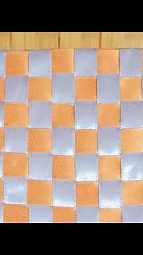 how to make ribbon plain weave.