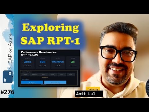 On the RPT-1 podcast: practical AI for SAP data (demos, lessons, and what’s next) 🎙️
